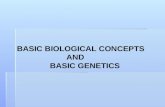 Basic biological concepts & basic genetics