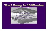 The LSUHSC library in 15 minutes general
