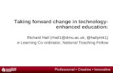 Taking forward change in technology-enhanced education
