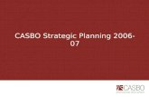 CASBO Strategic Planning 2006-07