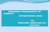 Diabetic ketoacidosis in children