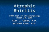 Atrophic Rhinitis Slides 050330
