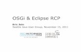 OSGi and Eclipse RCP