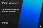 Government transformation and HP