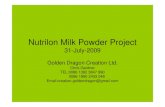 Nutrilon Milk Powder Project