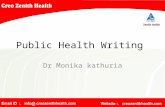 Public health writing - Creo Zenith Health