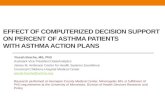 Impact Of a Clinical Decision Support Tool on Asthma Patients with Current Asthma Action Plans