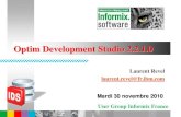 UGIF 12 2010 - informix - user group  - optim dev studio 2.2.1