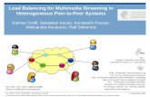 ACM NOSSDAV 2008 - Kalman Graffi - Load Balancing for Multimedia Streaming in Heterogeneous Peer-to-Peer Systems