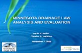 Smith - MN Drainage Law Analysis and Evaluation