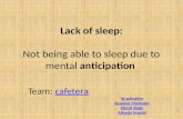 Sleep problem :challenge assumption