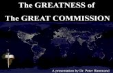 The Greatness of the Great Commission