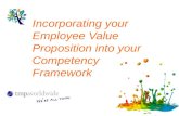 Incorporating your Employee Value Proposition into your Competency Framework