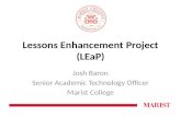 Lessons Enhancement Project Sakai Webinar