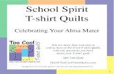 School Spirit T-shirt Quilts
