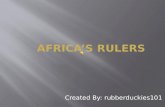 Africa’S Rulers