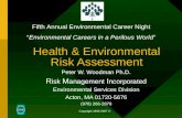Health & Environmental Risk Assessment