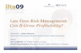 Ilta09 Law Firm Risk Management  D Cunningham
