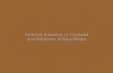 Political Situation in Thailand and Behavior of New Media