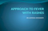 Approach to fever with rashes