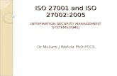Information Security Management Systems(ISMS) By Dr  Wafula