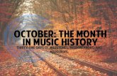 October: The Month in Music History
