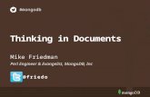 Back to Basics 1: Thinking in documents