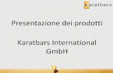 (ITALY/ITALIAN) KARATBARS INTERNATIONAL PRODUCT TRAINING