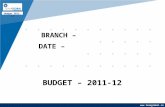 Budget templates 2011   2012