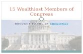 15 wealthiest members of congress
