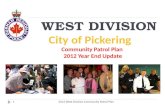 2012 West Division CPP Update