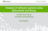 Analysis of software systems using jQAssistant and Neo4j
