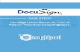 Insightpool Case Study - DocuSign Drives Record Number of Webinar Attendees Using Insightpool