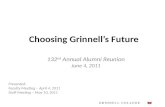 Choosing Grinnell's Future