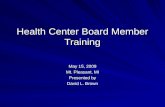 Health Center Board Member May Training   Dave Brown