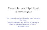 Ccdv session one financial and spiritual stewardship