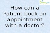 How can a Patient book an Online Appointment with a Doctor?