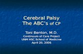 Cerebral Palsy The ABC's of CP