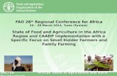FAO 28th Regional Conference for Africa: CAADP implementation