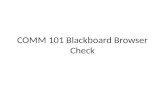 Browser check for COMM 101
