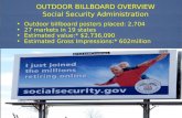 SOCIAL SECURITY OUTDOOR BILLBOARD PSA CAMPAIGN