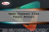Open Channel and Panel Meters