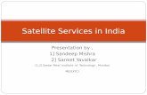 Satellite services in India