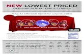 Exclusive Lowest Priced Dye-Sub Event Marketing Display Table Covers