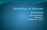 Evolution of roman anchors