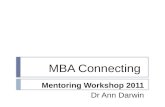 Mba connecting pp slides 2011