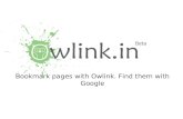 Owlink Bookmarks  presentation at Startup Saturday Bangalore demo on 10th August 2013
