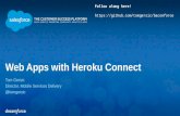 Web Apps for Salesforce with Heroku Connect