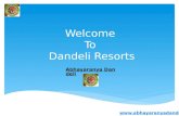 Resorts in Dandeli | Wildlife Sanctuary in Dandeli | Holiday Packages
