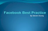 Face Book Best Practice